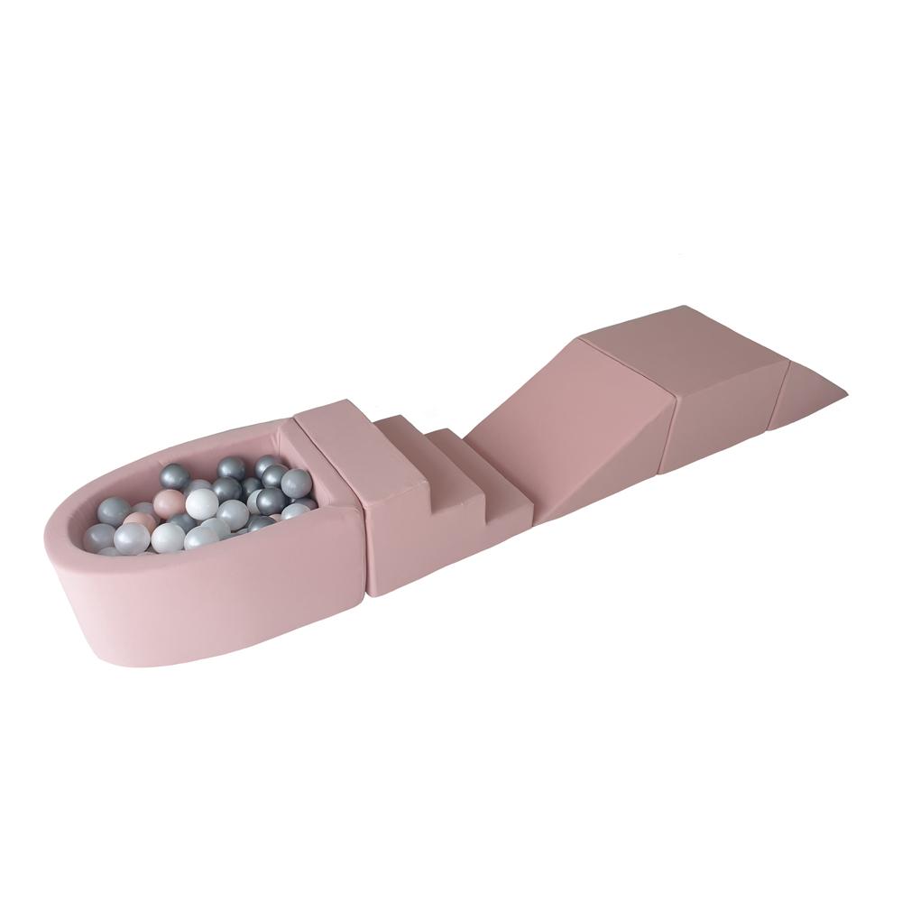 Luxe Foam Playset with Ball Pit, Pink