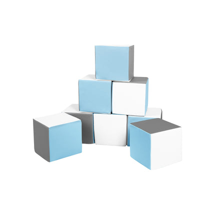 Soft Play Cubes (28cm Blocks), Baby Blue