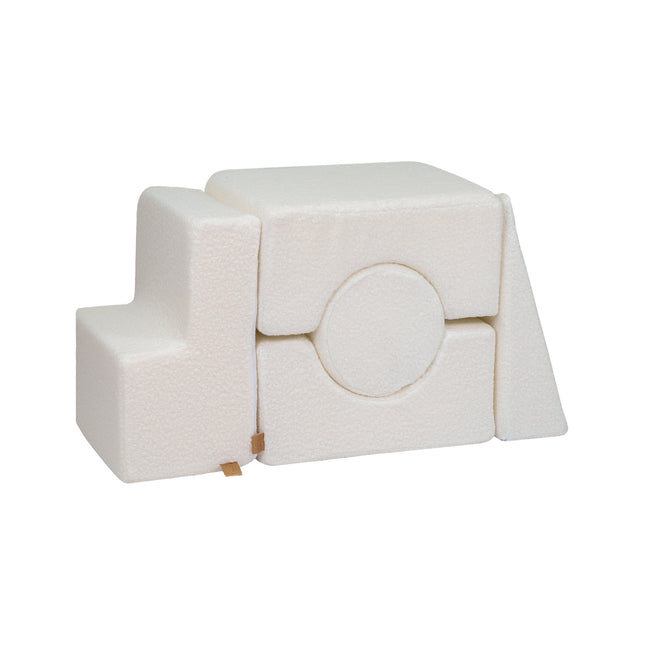 Cylinder 5-Piece Playsystem, Bouclé White