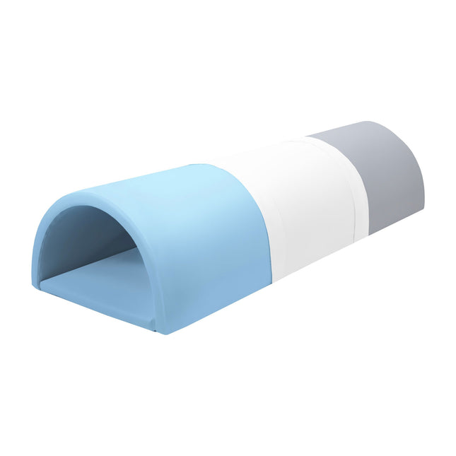 Soft Play Tunnel, 3 Pieces, Baby Blue