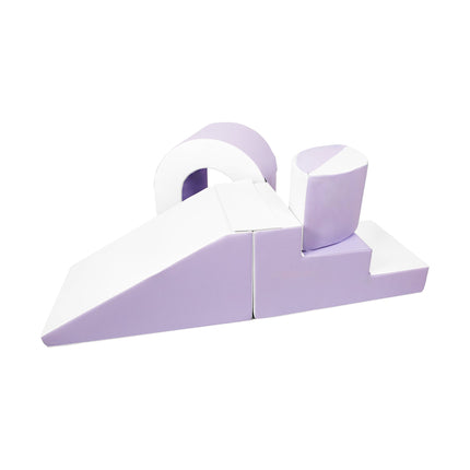 Bridge, Ball, Step & Slide Set, Lilac & White