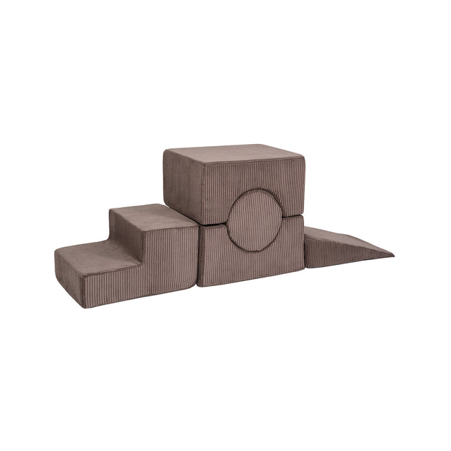 Cylinder 5-Piece Playsystem, Chunky Corduroy Brown