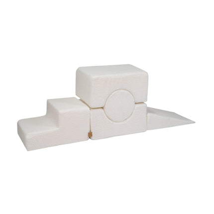Cylinder 5-Piece Playsystem, Bouclé White