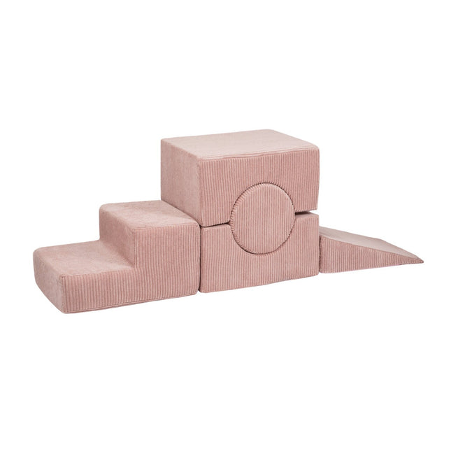 Cylinder 5-Piece Playsystem, Chunky Corduroy Powder Pink