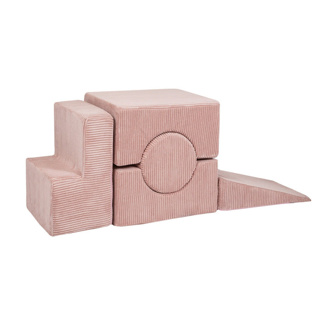 Cylinder 5-Piece Playsystem, Chunky Corduroy Powder Pink