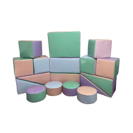 Shape Set, 17 Pieces, (Commercial Grade PVC), Choose your own colours