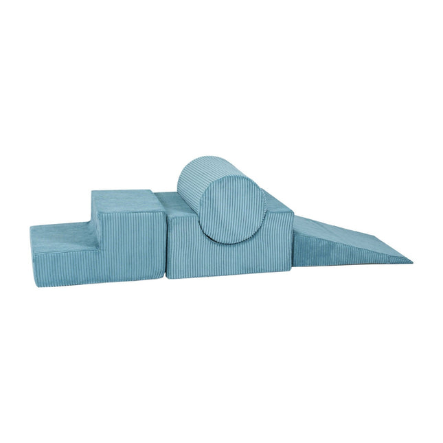 Cylinder 4-Piece Playsystem, Chunky Corduroy Turquoise
