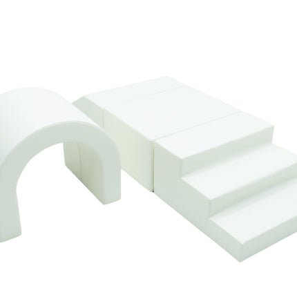 Tunnel, Step & Slide Set, White