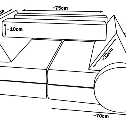 Soft Play Sofa, Replacement Covers