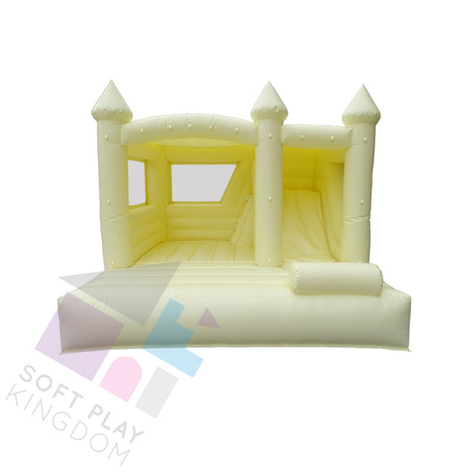 Midi Turret Top Bounce House with Slide, 10x10ft