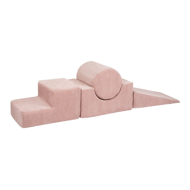 Cylinder 4-Piece Playsystem, Chunky Corduroy Powder Pink