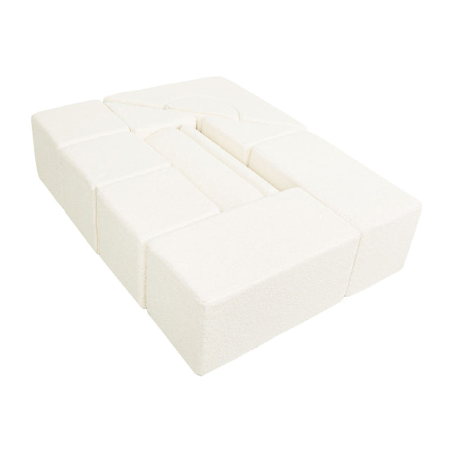 Bouclé Castle Set (11 Pieces), Cream