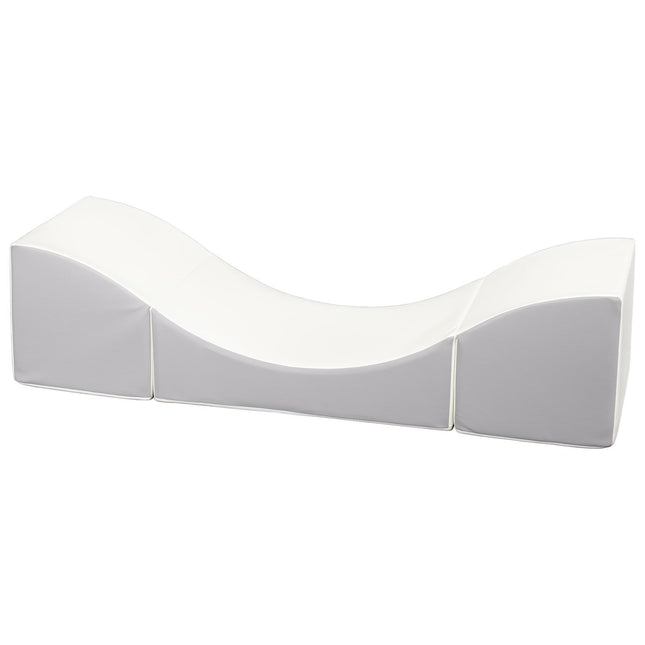Soft Play Table / Couch, Grey & White