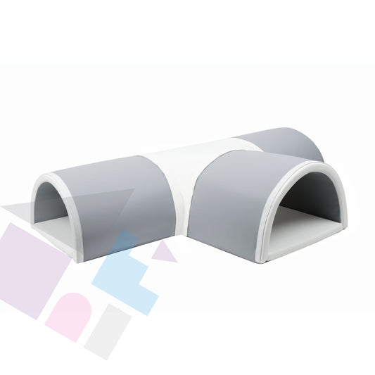 Soft Play T-Shaped Tunnel, 4 Pieces