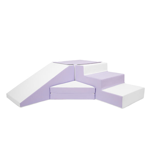 Step & Slide, Lilac & White