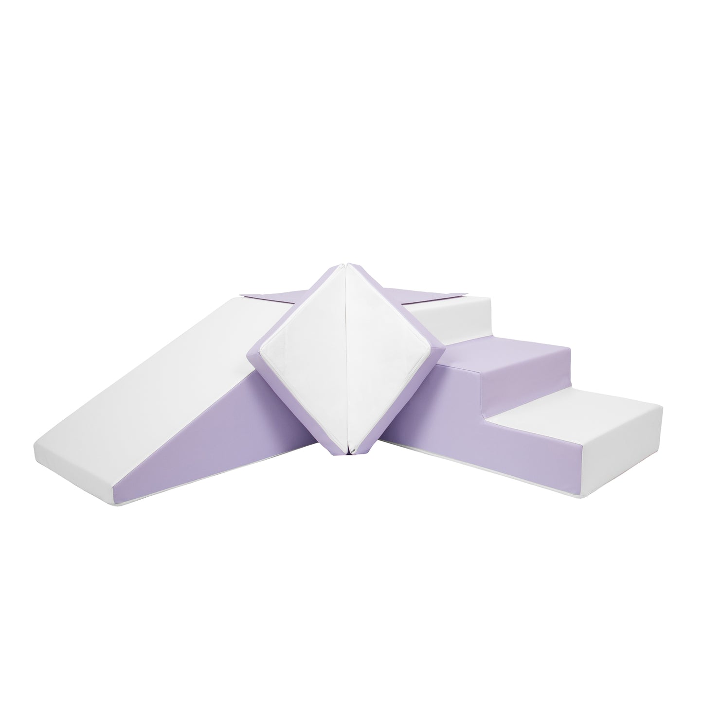 Step & Slide, Lilac & White