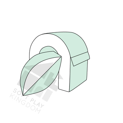 Separate Bridge & Ball (Step & Slide Set Add-on), Pastel Mint & White