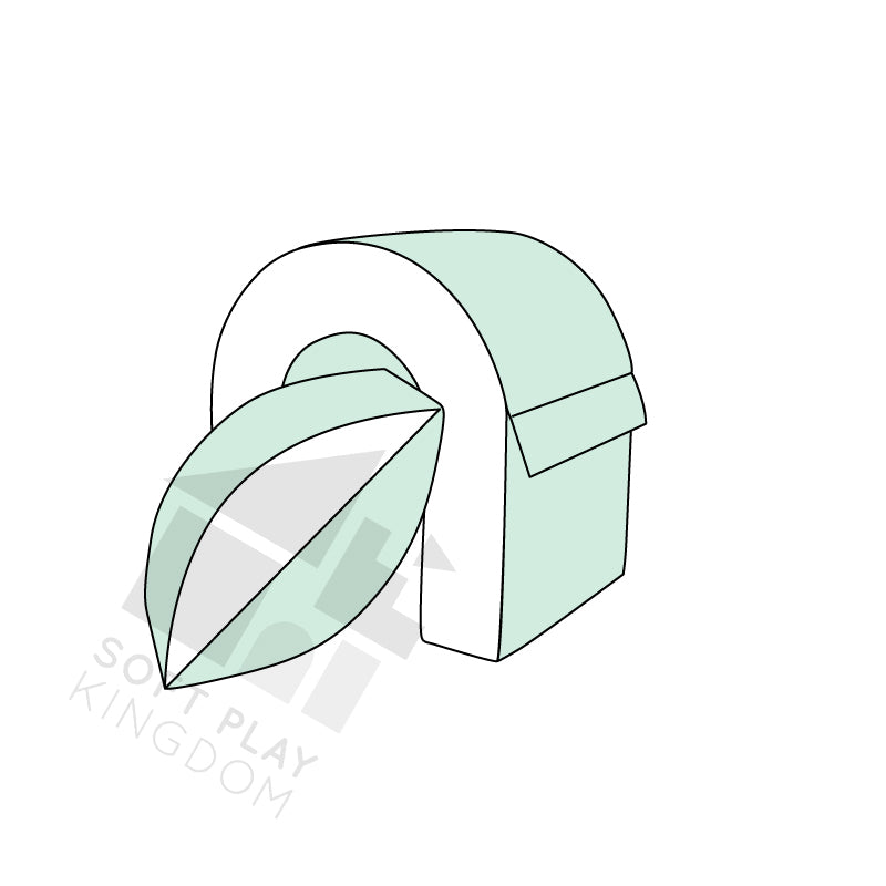 Separate Bridge & Ball (Step & Slide Set Add-on), Pastel Mint & White