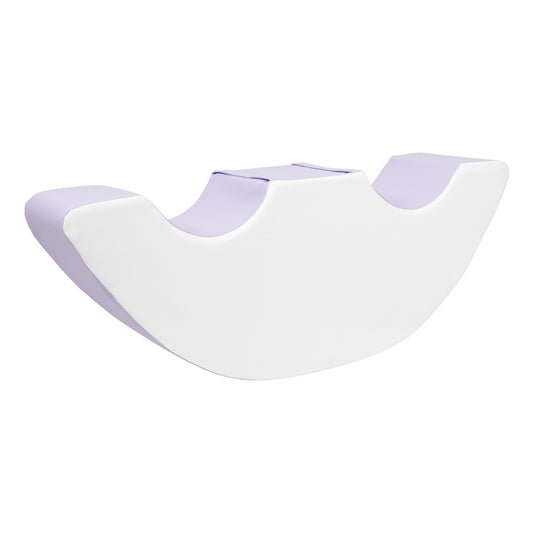 Two Seated Rocker, Lilac & White
