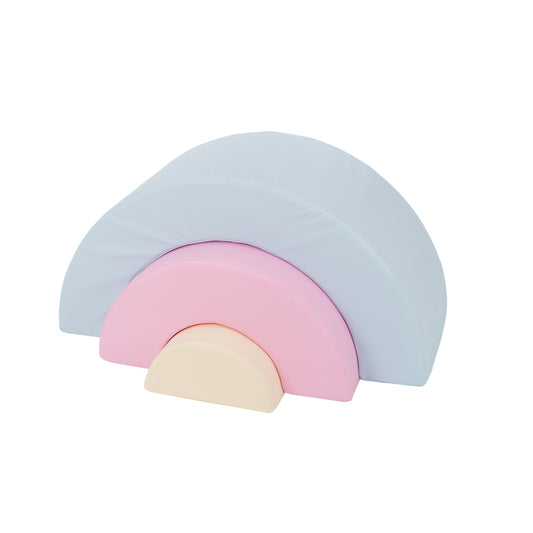Rainbow Soft Play Set, Pastel Trio