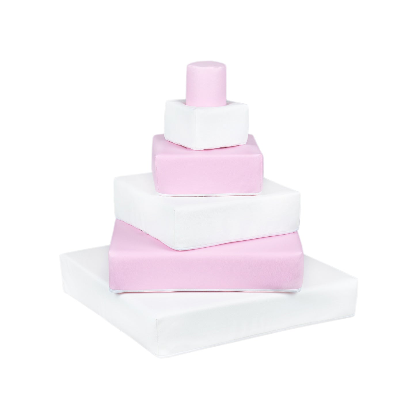 Pyramid Stacking Tower, Pastel Pink