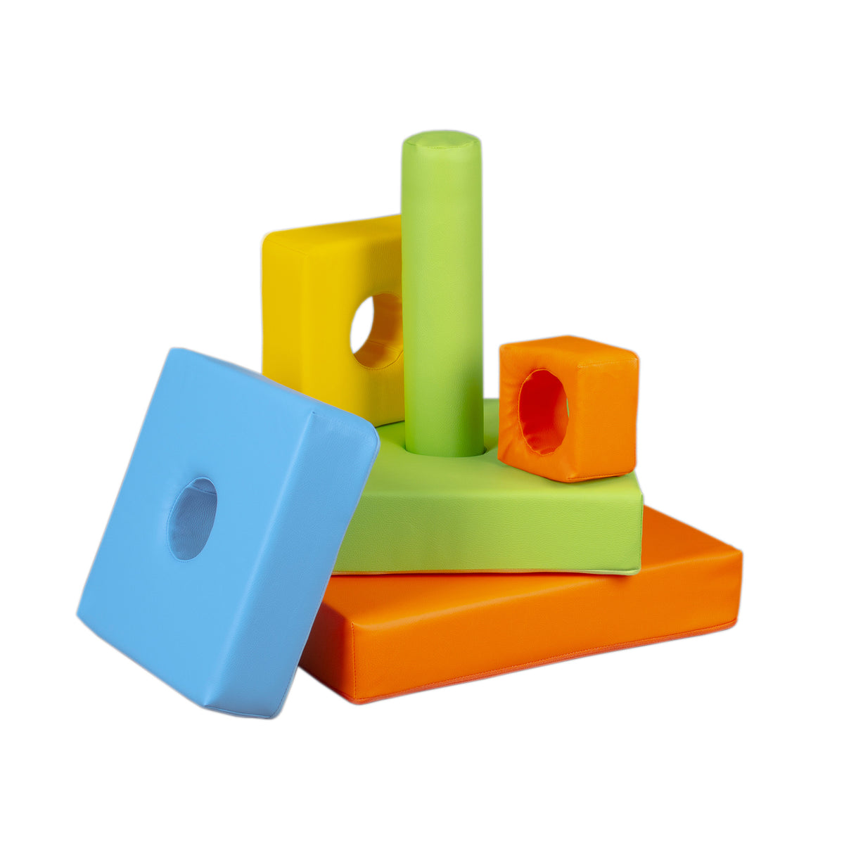 Pyramid Stacking Box Pyramid Stacking Tower, Multi – Soft Play Kingdom