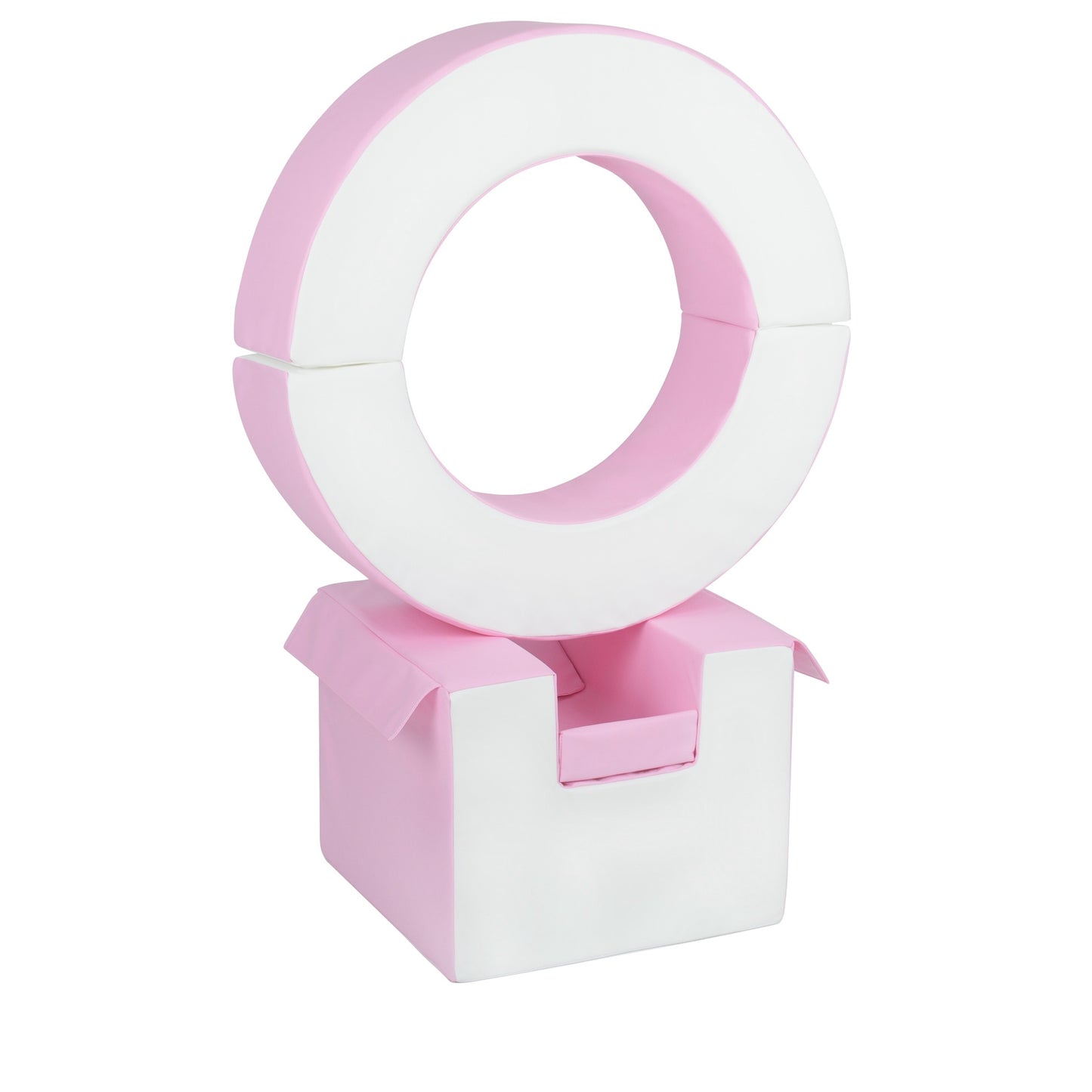 Separate Hoop & Cube (Step & Slide Set Add-On), Pastel Pink