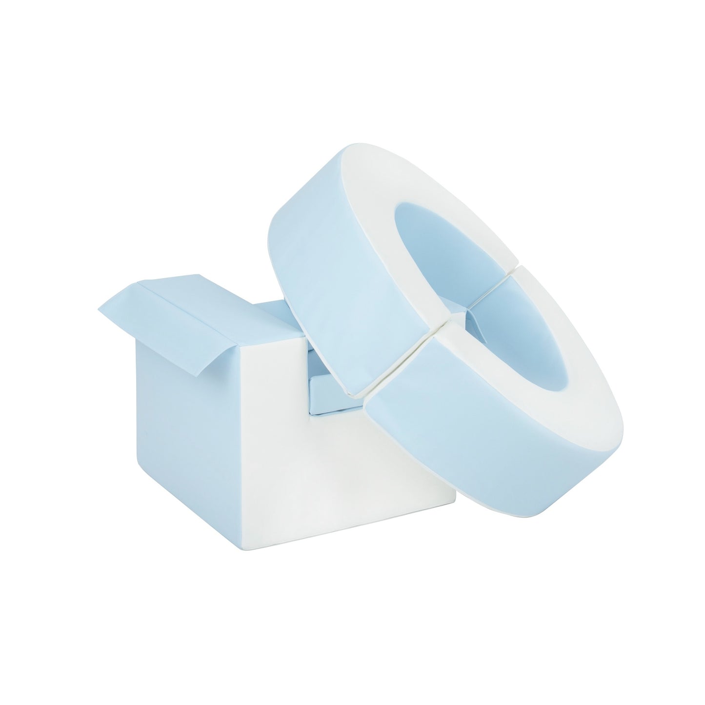 Separate Hoop & Cube (Step & Slide Set Add-On), Pastel Blue