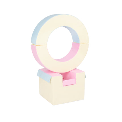 Separate Hoop & Cube (Step & Slide Set Add-On) | Pastel Mix