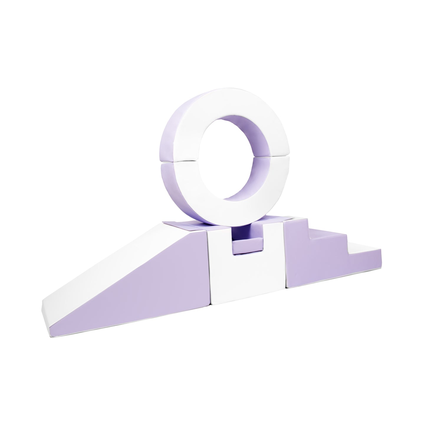 Hoop, Step & Slide Set, Lilac & White