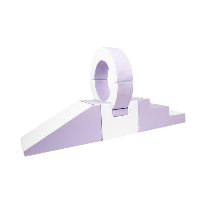 Hoop, Step & Slide Set, Lilac & White