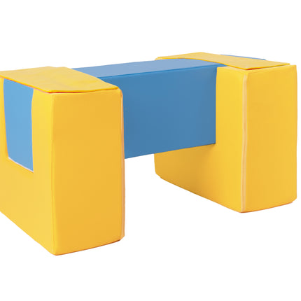Balance Beam (Step & Slide Add-On), Multi - Blue & Yellow