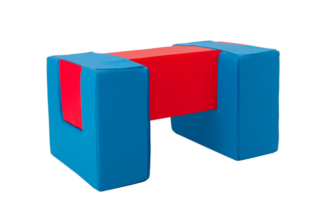 Balance Beam (Step & Slide Add-On), Multi - Red & Blue