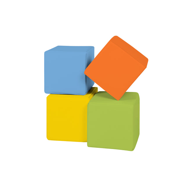 Soft Play Cubes (28cm Blocks), Multi