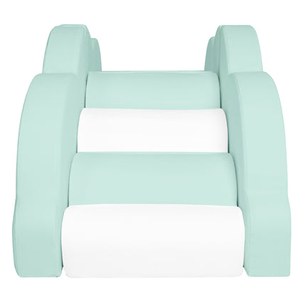 Cloud Climber, Pastel Mint & White