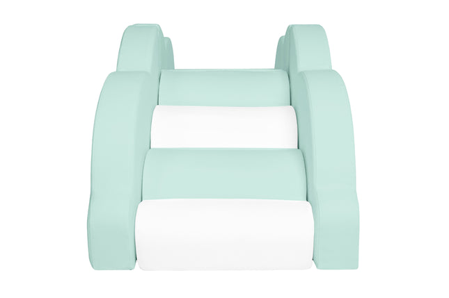 Cloud Climber, Pastel Mint & White