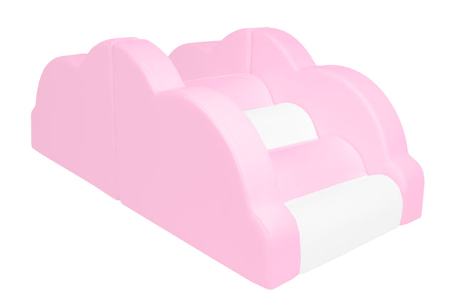 Cloud Climber, Pastel Pink & White