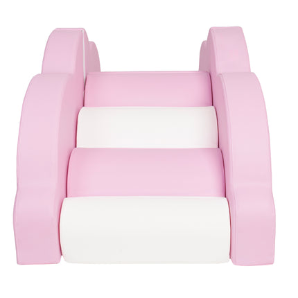 Cloud Climber, Pastel Pink & White