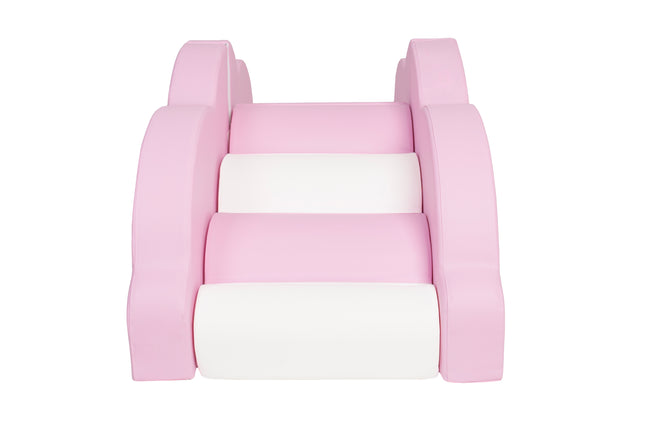 Cloud Climber, Pastel Pink & White