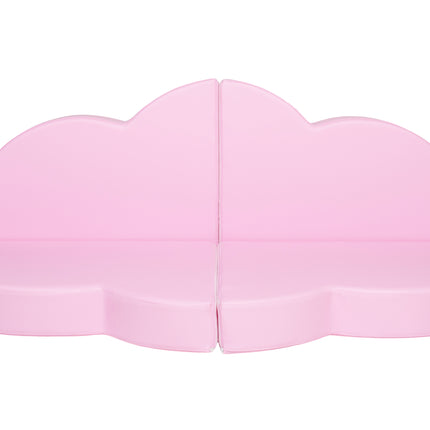 Cloud Climber, Pastel Pink & White