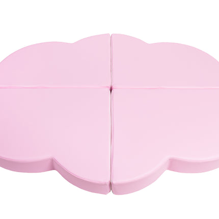 Cloud Climber, Pastel Pink & White