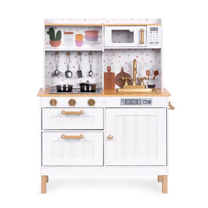 Midi Wooden Play Kitchen, LED Light & Sound