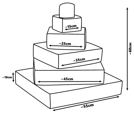 Pyramid Stacking Tower, Replacement Covers