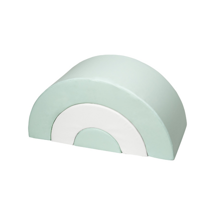 Rainbow Soft Play Set | Pastel Mint & White