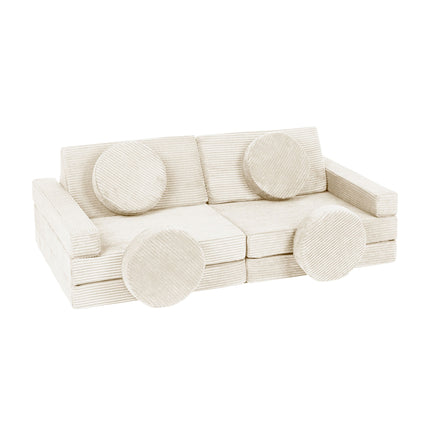 Soft Modular Sofa, Cream, Chunky Corduroy