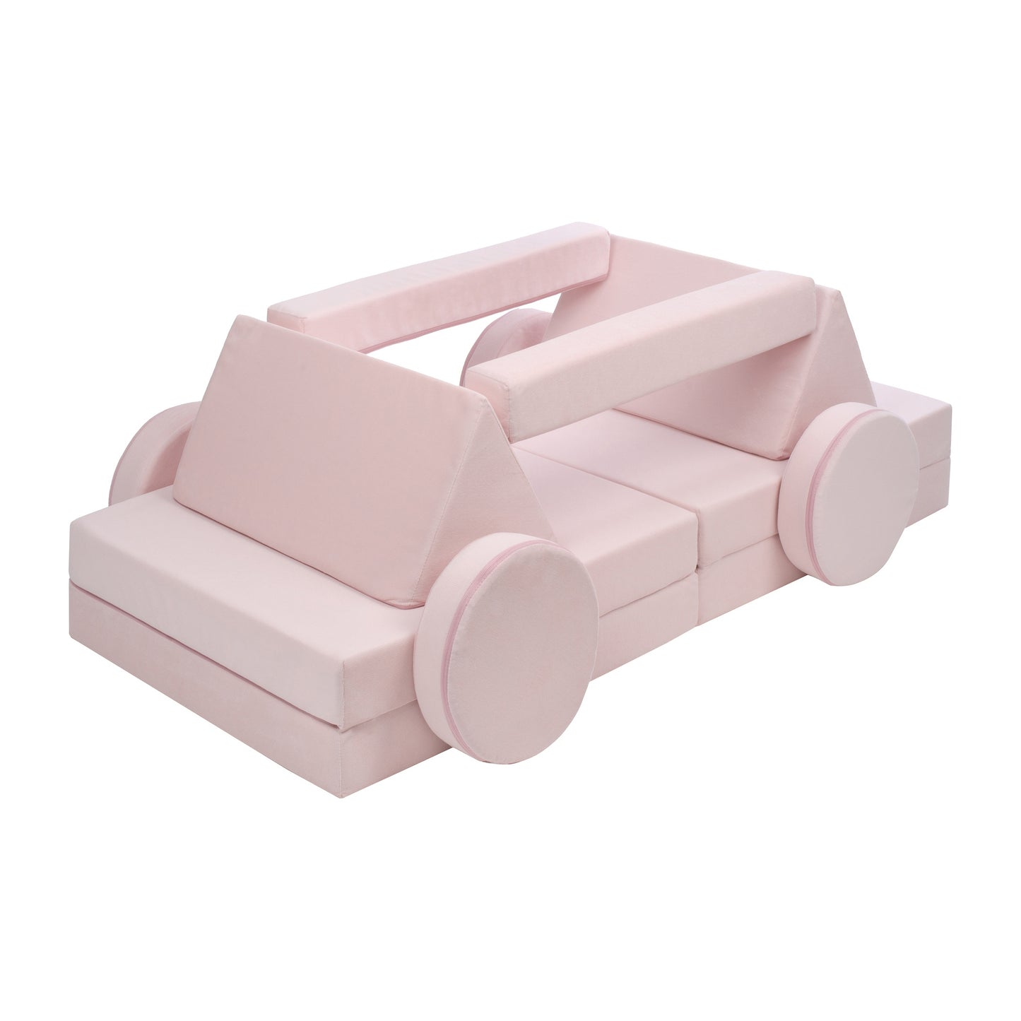 Soft Modular Sofa, Pastel Pink