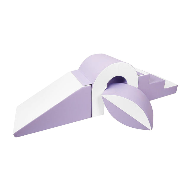 Bridge, Ball, Step & Slide Set, Lilac & White