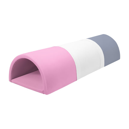 Soft Play Tunnel, 3 Pieces, Baby Pink