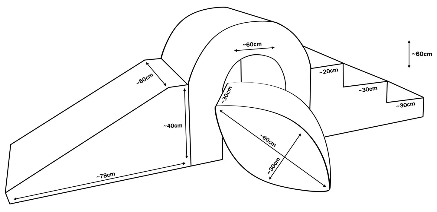 Bridge & Ball Climbing Set, Replacement Covers