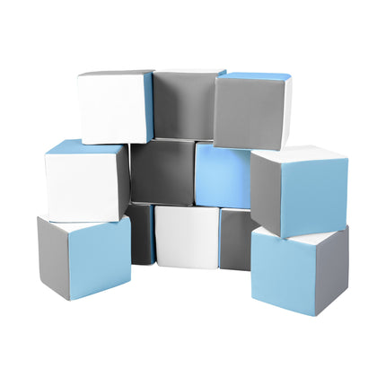 Soft Play Cubes (28cm Blocks), Baby Blue